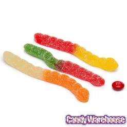 Albanese Assorted Fruit Sour Gummy Worms: 4.5LB Bag -Candy World Shop albanese assorted fruit sour gummy worms 4 5lb bag candy warehouse 3