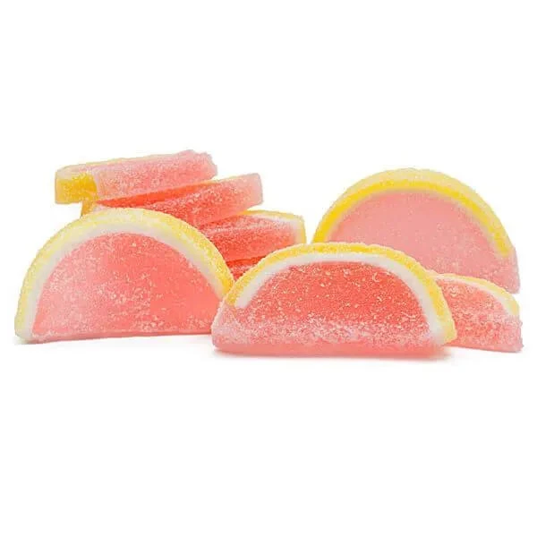 Albanese Candy Fruit Jell Slices - Pink Grapefruit: 5LB Box 3 Albanese Candy Fruit Jell Slices - Pink Grapefruit: 5LB Box
