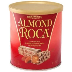 Almond Roca Buttercrunch Toffee Candy: 10-Ounce Tin -Candy World Shop almond roca buttercrunch toffee candy 10 ounce tin candy warehouse 6
