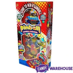 Arcade Pinball Gumball Machine With Dubble Bubble Gumballs -Candy World Shop arcade pinball gumball machine with dubble bubble gumballs candy warehouse 3