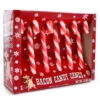 Archie McPhee Bacon Candy Canes: 6-Piece Box -Candy World Shop archie mcphee bacon candy canes 6 piece box candy warehouse 1