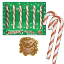 Archie McPhee Gravy Candy Canes: 6-Piece Box -Candy World Shop archie mcphee gravy candy canes 6 piece box candy warehouse 3