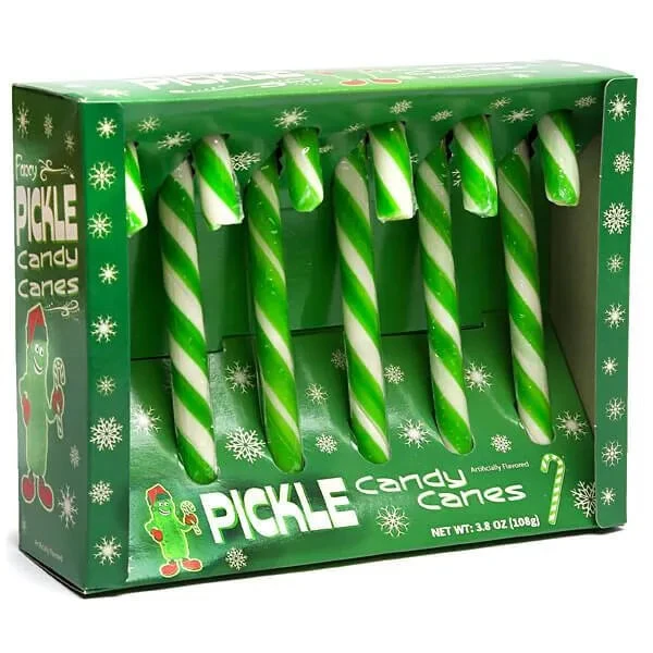 Archie McPhee Pickle Candy Canes: 6-Piece Box 3 Archie McPhee Pickle Candy Canes: 6-Piece Box