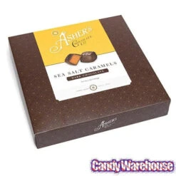Asher's Dark Chocolate Sea Salt Caramels: 12-Piece Box -Candy World Shop asher s dark chocolate sea salt caramels 12 piece box candy warehouse 4 26a04cf8 e088 46a9 adf9 702b7ec3ab3f