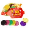 Assorted Colors Foiled Milk Chocolate Penny Parade Coins In Mesh Bags: 20-Piece Box 2 Assorted Colors Foiled Milk Chocolate Penny Parade Coins In Mesh Bags: 20-Piece Box -Candy World Shop assorted colors foiled milk chocolate penny parade coins in mesh bags 20 piece box candy warehouse 1