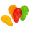 Assorted Colors Gummy Skulls: 5LB Bag -Candy World Shop assorted colors gummy skulls 5lb bag candy warehouse 1