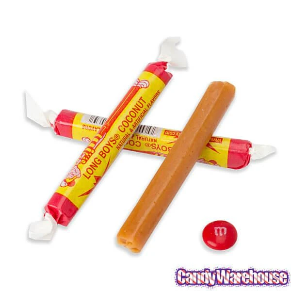 Atkinson Coconut Long Boys Candy: 48-Piece Display 6 Atkinson Coconut Long Boys Candy: 48-Piece Display - Image 4