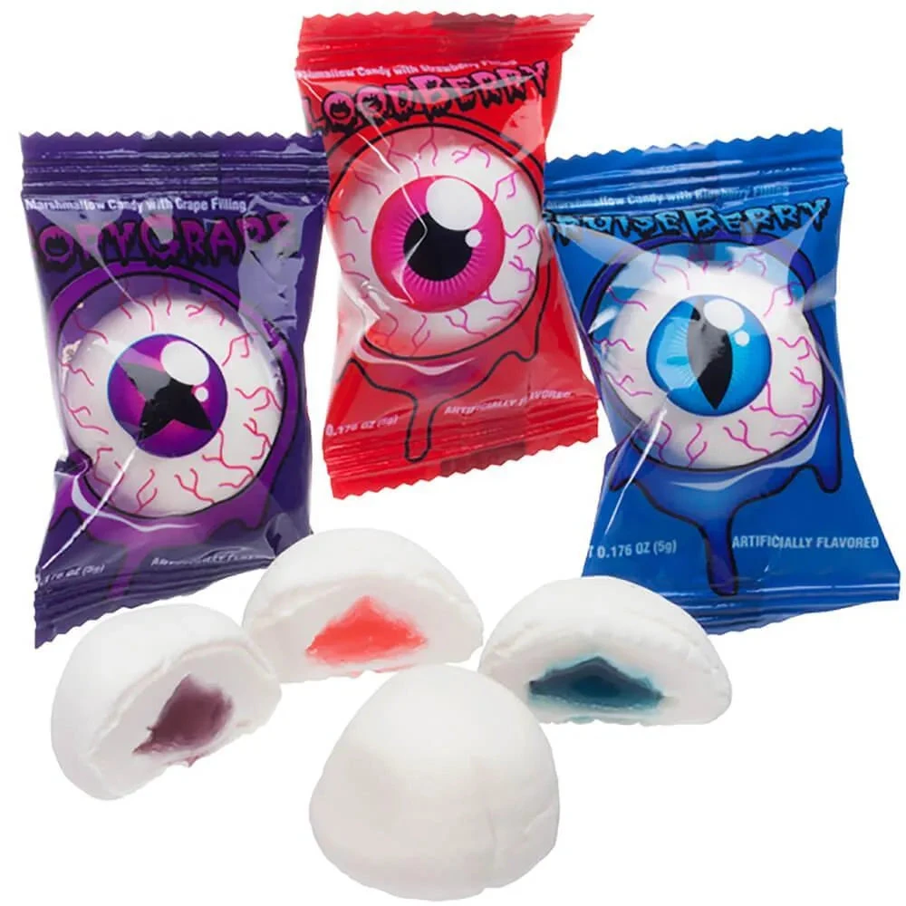 Bee International OOZing Eyeballs Candy: 3-Piece Bag 3 Bee International OOZing Eyeballs Candy: 3-Piece Bag