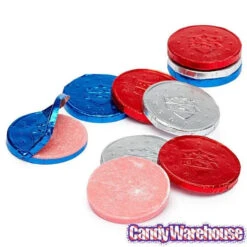 Bee International Patriotic USA Bubble Gum Coins: 100-Piece Bag -Candy World Shop bee international patriotic usa bubble gum coins 100 piece bag candy warehouse 3 ab989225 8445 47da a6e3 e86e076259b9