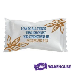 Bible Verse Wrapped Butter Mint Creams: 300-Piece Case 12 Bible Verse Wrapped Butter Mint Creams: 300-Piece Case -Candy World Shop bible verse wrapped butter mint creams 300 piece case candy warehouse 5 fd36dcc0 f544 4e95 ab22 0277504268a7