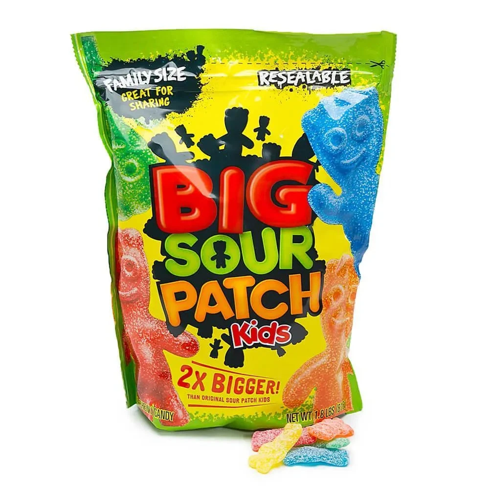 Big Sour Patch Kids Candy: 1.7LB Bag 3 Big Sour Patch Kids Candy: 1.7LB Bag