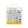 Wilton Black And White Candy Eyeball Sprinkles: 2.75-Ounce Box -Candy World Shop black and white candy eyeball sprinkles 2 75 ounce box candy warehouse 1