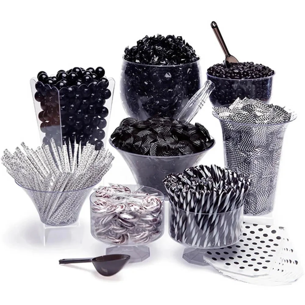 Black Candy Buffet Kit: 25 To 50 Guests 3 Black Candy Buffet Kit: 25 To 50 Guests