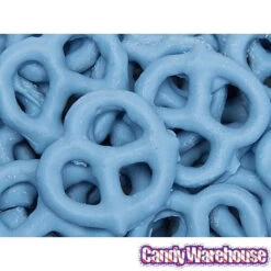 Blueberry Yogurt Covered Mini Pretzels: 9-Ounce Tub -Candy World Shop blueberry yogurt covered mini pretzels 9 ounce tub candy warehouse 3