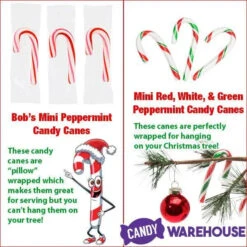Bobs Sweet Stripes Mini Peppermint Candy Canes - Bulk: 1040-Piece Case 8 Bobs Sweet Stripes Mini Peppermint Candy Canes - Bulk: 1040-Piece Case -Candy World Shop bobs sweet stripes mini peppermint candy canes bulk 1040 piece case candy warehouse 3