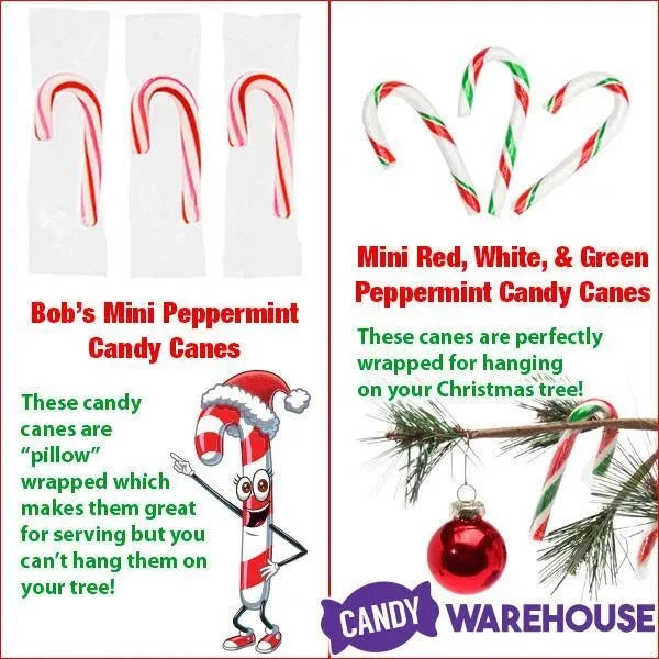 Bobs Sweet Stripes Mini Peppermint Candy Canes - Bulk: 1040-Piece Case 5 Bobs Sweet Stripes Mini Peppermint Candy Canes - Bulk: 1040-Piece Case - Image 3