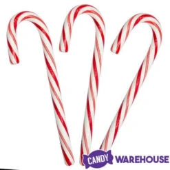 Bobs Sweet Stripes Traditional Red & White Peppermint Candy Canes: 96-Piece Pail -Candy World Shop bobs sweet stripes traditional red and white peppermint candy canes 96 piece pail candy warehouse 4