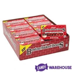 Boston Baked Beans Candy Mini Packs: 24-Piece Box -Candy World Shop boston baked beans candy mini packs 24 piece box candy warehouse 6