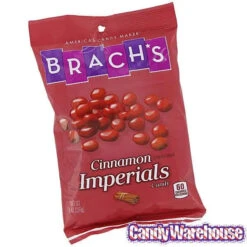 Brach's Cinnamon Imperials: 9-Ounce Bag -Candy World Shop brach s cinnamon imperials 9 ounce bag candy warehouse 3