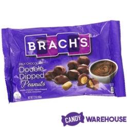 Brach's Double Dippers Milk Chocolate Covered Peanuts: 12-Ounce Bag 11 Brach's Double Dippers Milk Chocolate Covered Peanuts: 12-Ounce Bag -Candy World Shop brach s double dippers milk chocolate covered peanuts 12 ounce bag candy warehouse 5 8c62dab0 7d30 446f bbde 481fc16ff76b