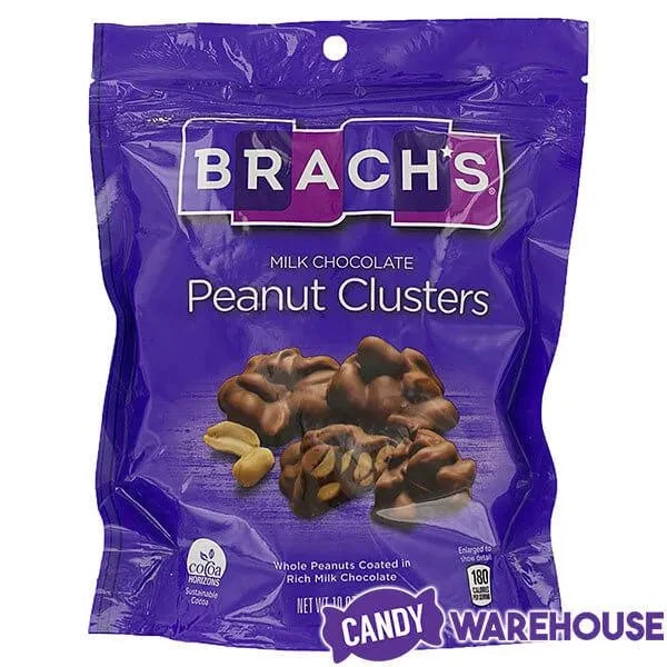 Brach's Milk Chocolate Peanut Clusters Candy: 10-Ounce Bag 4 Brach's Milk Chocolate Peanut Clusters Candy: 10-Ounce Bag - Image 2