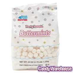Butter Mints Creams - White: 2.75LB Bag -Candy World Shop butter mints creams white 2 75lb bag candy warehouse 4 eb62b291 f121 440b 8140 2029b01736bd