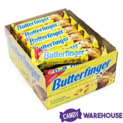 Butterfinger Candy Bars: 36-Piece Box -Candy World Shop butterfinger candy bars 36 piece box candy warehouse 3