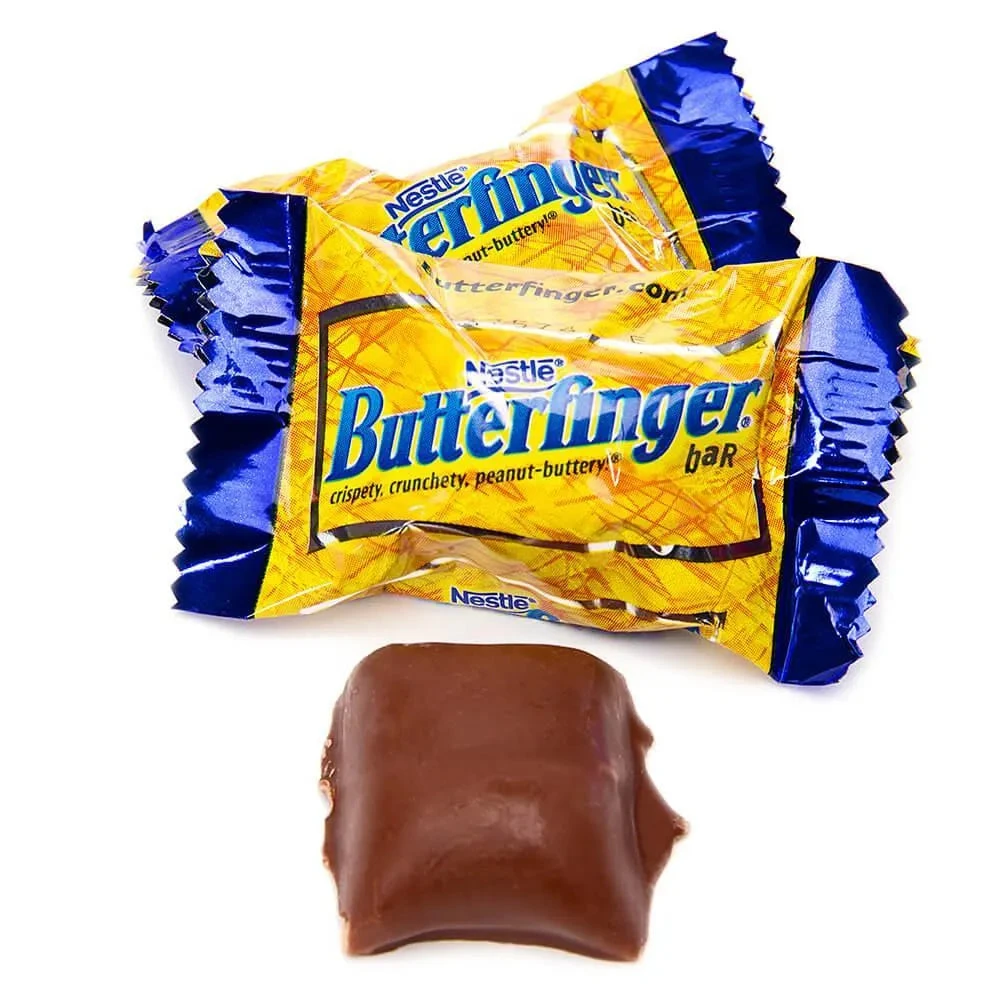 Butterfinger Mini Size Candy Bars: 5LB Bag 3 Butterfinger Mini Size Candy Bars: 5LB Bag