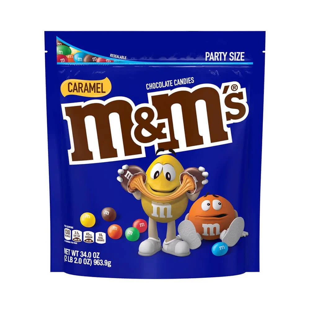 Caramel M&M's Candy: 34-Ounce Bag 4 Caramel M&M's Candy: 34-Ounce Bag - Image 2