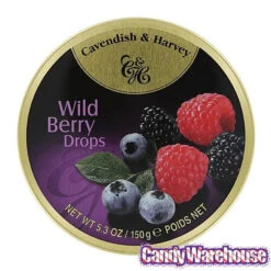 Cavendish & Harvey Hard Candy Drops Tins - Wild Berry: 12-Piece Box 7 Cavendish & Harvey Hard Candy Drops Tins - Wild Berry: 12-Piece Box -Candy World Shop cavendish and harvey hard candy drops tins wild berry 12 piece box candy warehouse 3