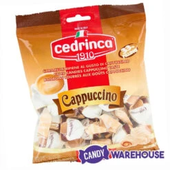 Cedrinca Cappuccino Hard Candy: 4.25-Ounce Bag -Candy World Shop cedrinca cappuccino hard candy 4 25 ounce bag candy warehouse 3