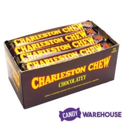 Charleston Chew Candy Bars - Chocolate: 24-Piece Box 9 Charleston Chew Candy Bars - Chocolate: 24-Piece Box -Candy World Shop charleston chew candy bars chocolate 24 piece box candy warehouse 4