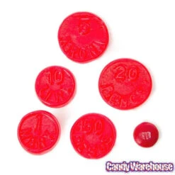 Cherry Juju Coins Candy: 7.5LB Bag -Candy World Shop cherry juju coins candy 7 5lb bag candy warehouse 3 93e9108e 8303 4aad a378 cedce9feda50