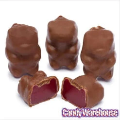Chocolate Covered Cinnamon Bears: 14-Ounce Bag -Candy World Shop chocolate covered cinnamon bears 14 ounce bag candy warehouse 4