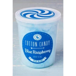 Chocolate Storybook Cotton Candy - Blue Raspberry: 1-Ounce Tub -Candy World Shop chocolate storybook cotton candy blue raspberry 1 ounce tub candy warehouse 3