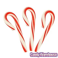 Christmas Peppermint Mini Candy Canes: 240-Piece Box -Candy World Shop christmas peppermint mini candy canes 240 piece box candy warehouse 3