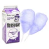Cotton Candy Floss Sugar - Grape: Half Gallon Carton -Candy World Shop cotton candy floss sugar grape half gallon carton candy warehouse
