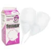 Cotton Candy Floss Sugar - White Birthday Cake: Half Gallon Carton -Candy World Shop cotton candy floss sugar white birthday cake half gallon carton candy warehouse 1