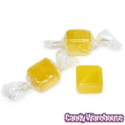 Cubes Hard Candy - Lemon: 3LB Bag -Candy World Shop cubes hard candy lemon 3lb bag candy warehouse 3