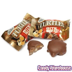 DeMet's Turtles Bite Size Chocolates: 60-Piece Box -Candy World Shop demet s turtles bite size chocolates 60 piece box candy warehouse 3