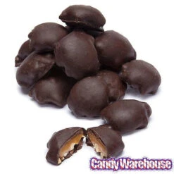 DeMet's Turtles Minis Caramel Nut Cluster Chocolates - Dark Almond: 5-Ounce Bag -Candy World Shop demet s turtles minis caramel nut cluster chocolates dark almond 5 ounce bag candy warehouse 4