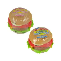 Dip-N-Lik Fast Burgers: 12-Piece Display -Candy World Shop dip n lik fast burgers 12 piece display candy warehouse 3