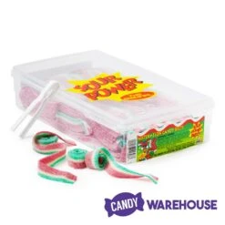 Dorval Sour Power Belts Candy - Watermelon: 150-Piece Tub 6 Dorval Sour Power Belts Candy - Watermelon: 150-Piece Tub -Candy World Shop dorval sour power belts candy watermelon 150 piece tub candy warehouse 2 66817746 715c 4550 85dc f6bf5a2140c4