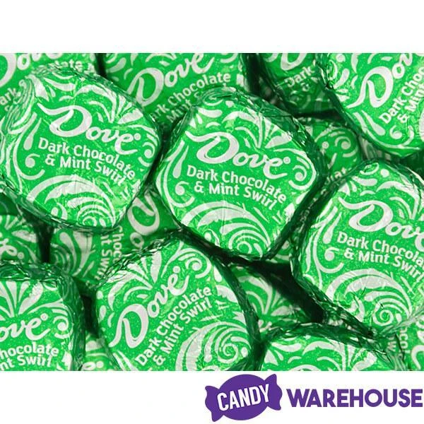 Dove Mint And Dark Chocolate Swirl Squares: 28-Piece Bag 6 Dove Mint And Dark Chocolate Swirl Squares: 28-Piece Bag - Image 4