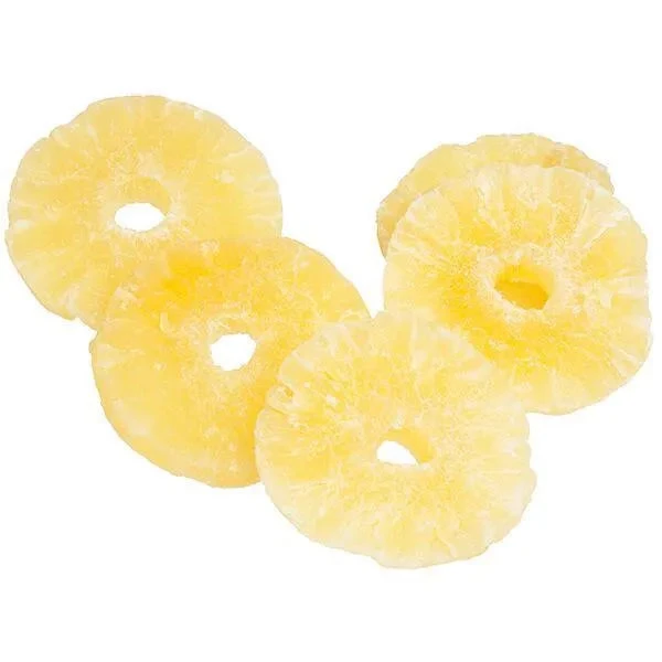 Dried Pineapple Fruit Slices: 11LB Case 3 Dried Pineapple Fruit Slices: 11LB Case