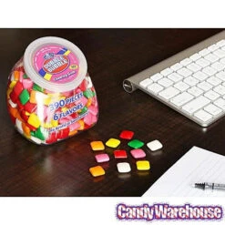 Dubble Bubble Assorted Chewing Gum Tabs: 390-Piece Desktop Tub 11 Dubble Bubble Assorted Chewing Gum Tabs: 390-Piece Desktop Tub -Candy World Shop dubble bubble assorted chewing gum tabs 390 piece desktop tub candy warehouse 5