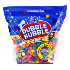Dubble Bubble Assorted Colors 1/2-Inch Gumballs: 53-Ounce Bag