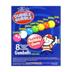 Dubble Bubble Assorted Colors 1/2-Inch Gumballs: 53-Ounce Bag -Candy World Shop dubble bubble assorted colors 12 inch gumballs 53 ounce bag candy warehouse 3 16b9f2a9 9a34 45ad 8a21 27fa1205316b