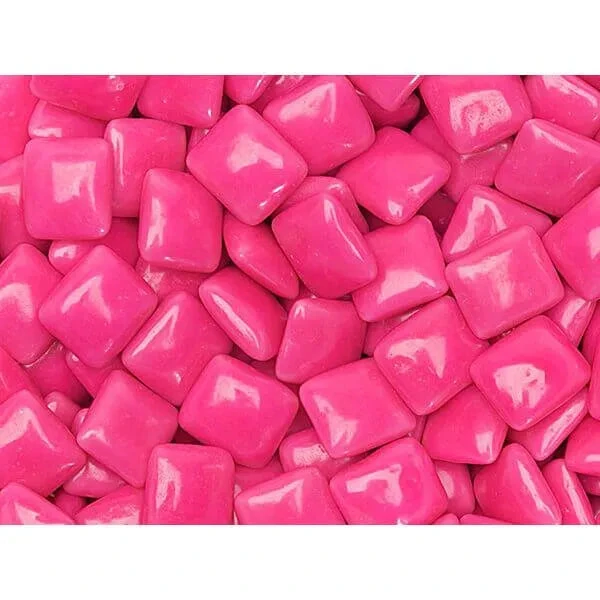 Dubble Bubble Chiclets Chewing Gum Tabs - Pink: 1.5LB Jar 3 Dubble Bubble Chiclets Chewing Gum Tabs - Pink: 1.5LB Jar