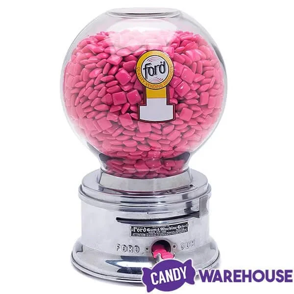 Dubble Bubble Chiclets Chewing Gum Tabs - Pink: 1.5LB Jar 4 Dubble Bubble Chiclets Chewing Gum Tabs - Pink: 1.5LB Jar - Image 2